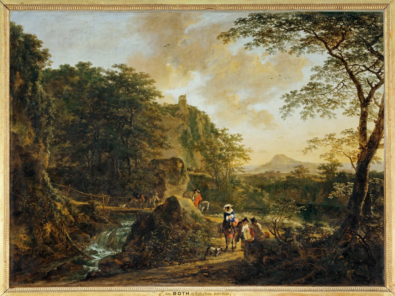 Paesaggio con viaggiatori ... da Erich Lessing