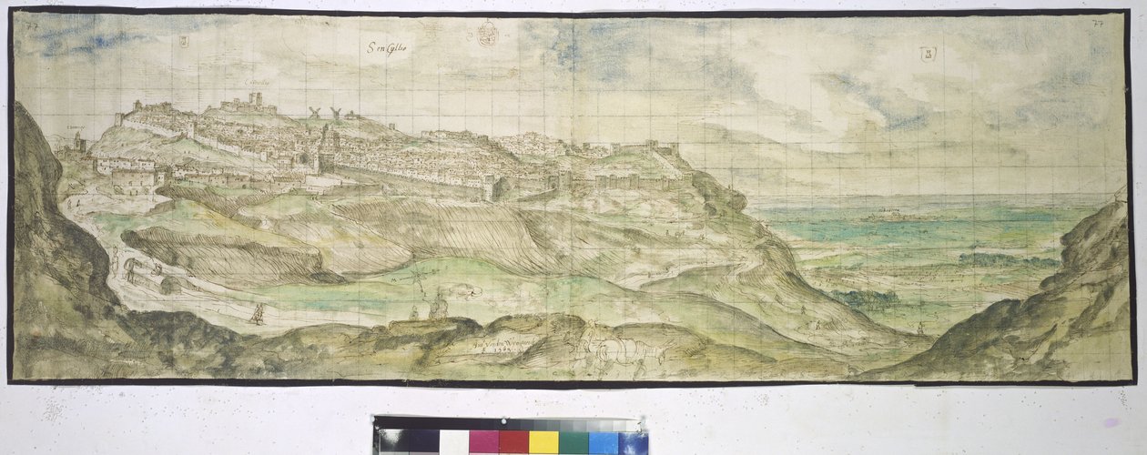 Disegni a penna di Anton Wyngaerdi e Georg Hoefnagel da Erich Lessing