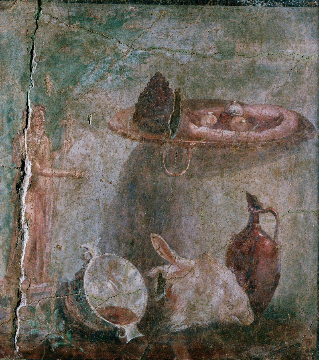 Natura morta con testa di pecora da Erich Lessing