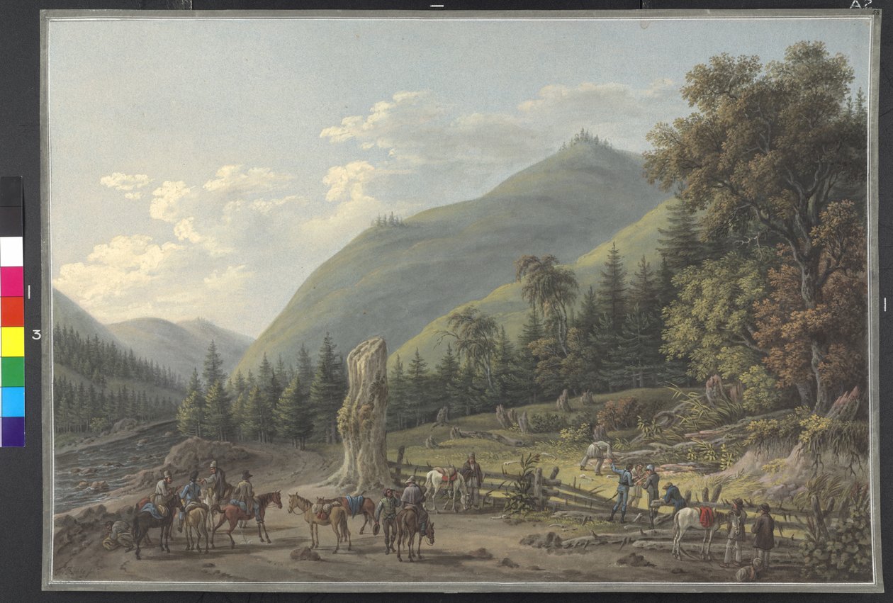 Il passo Borscha, Ungheria da Erich Lessing