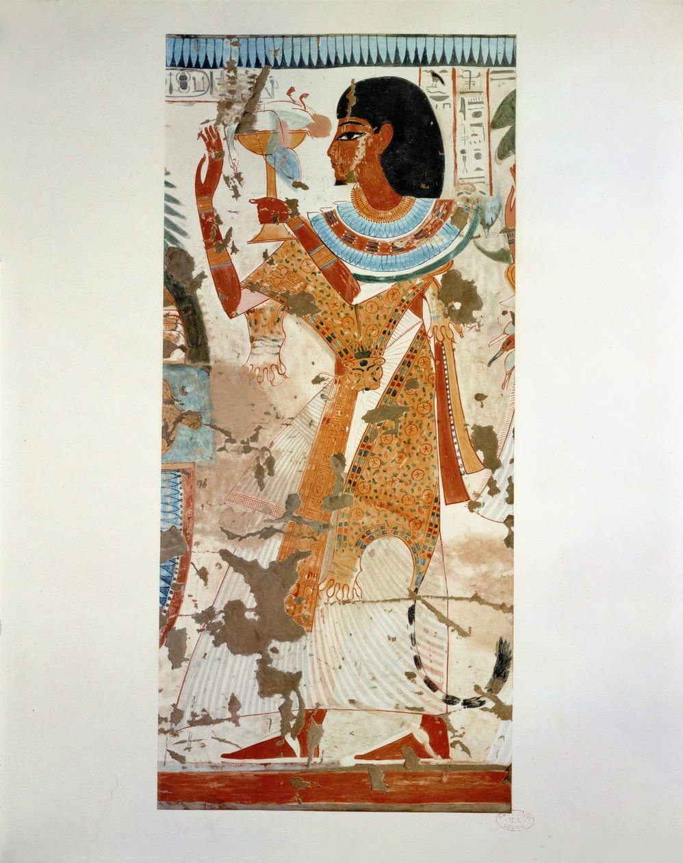 Il sommo sacerdote Userhet offre un pollo ... da Erich Lessing