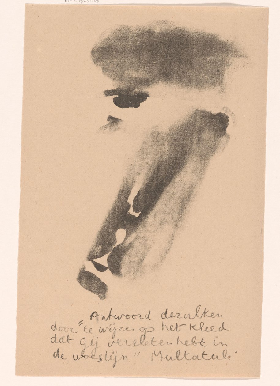 Volto astratto da Erich Wichmann
