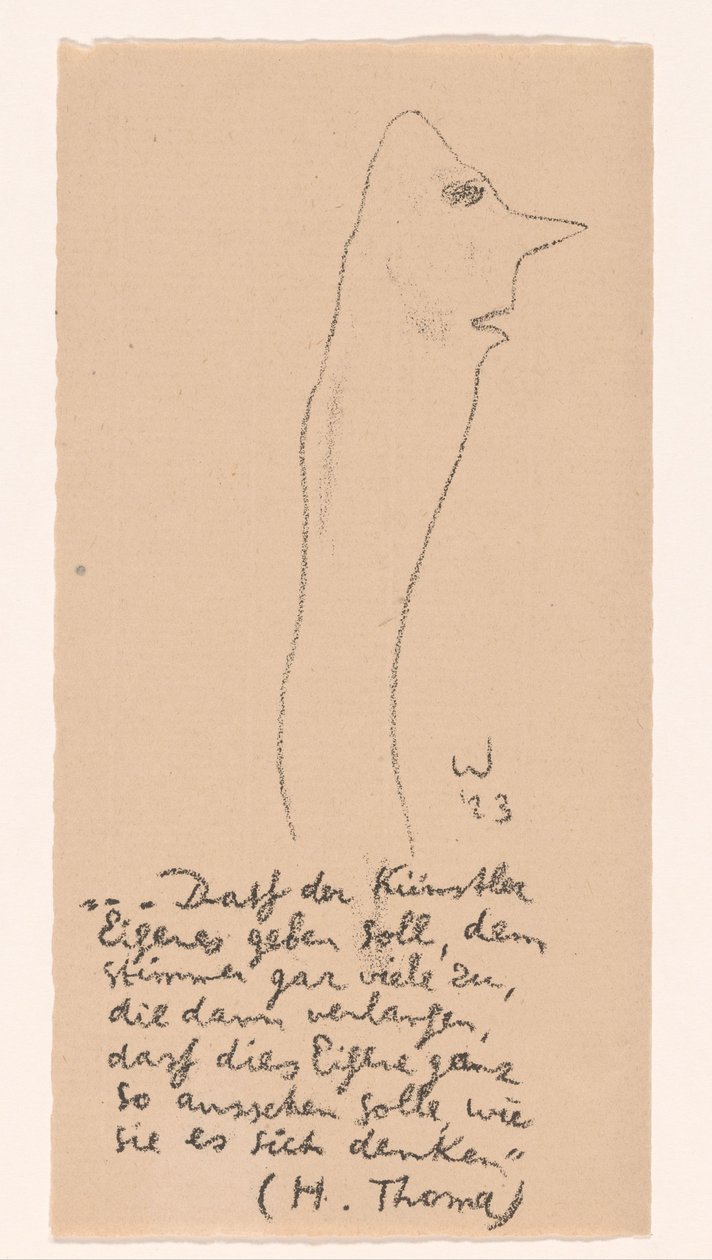 Figura caricaturale da Erich Wichmann