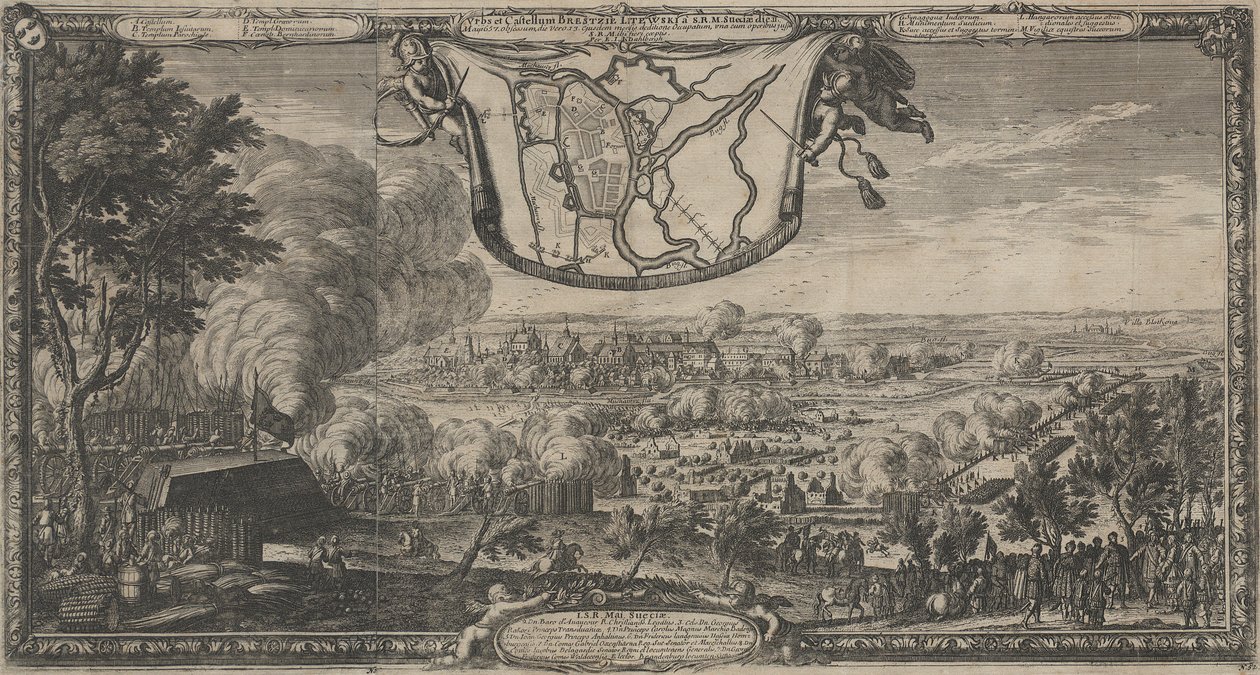 Urbs et Castellum Brestzie Litewski da Erik Dahlbergh