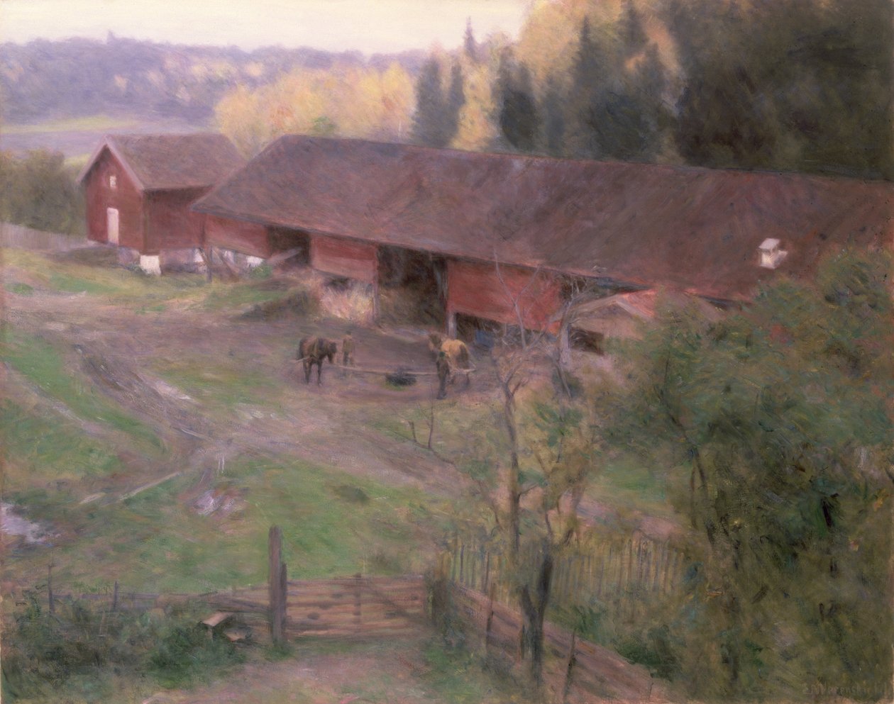 Autunno, 1891 da Erik Theodor Werenskiold