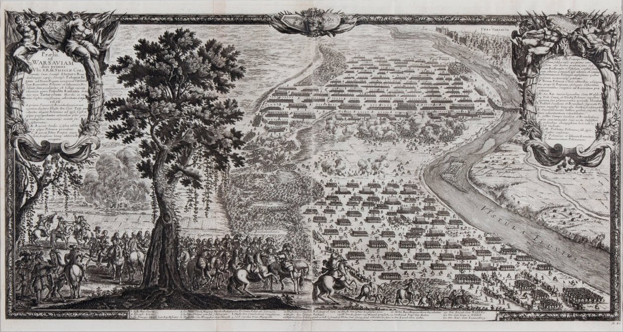 La battaglia di Varsavia del luglio 1656 da Erik Dahlbergh