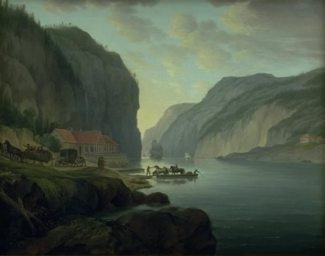Svinesund vicino a Frederikshald in Norvegia da Erik Pauelsen