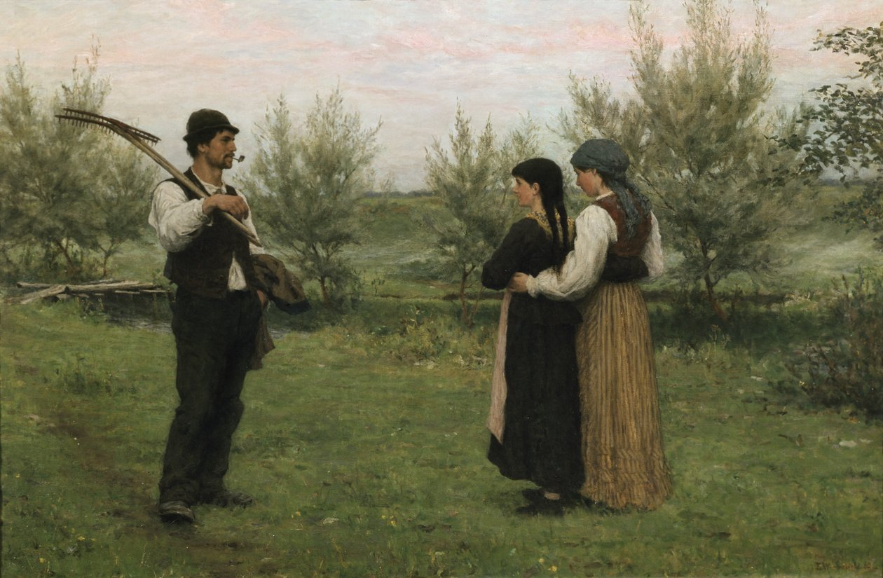 Un incontro da Erik Theodor Werenskiold