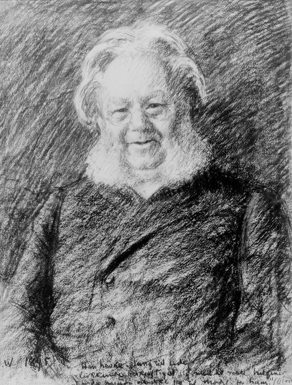 Henrik Ibsen da Erik Theodor Werenskiold