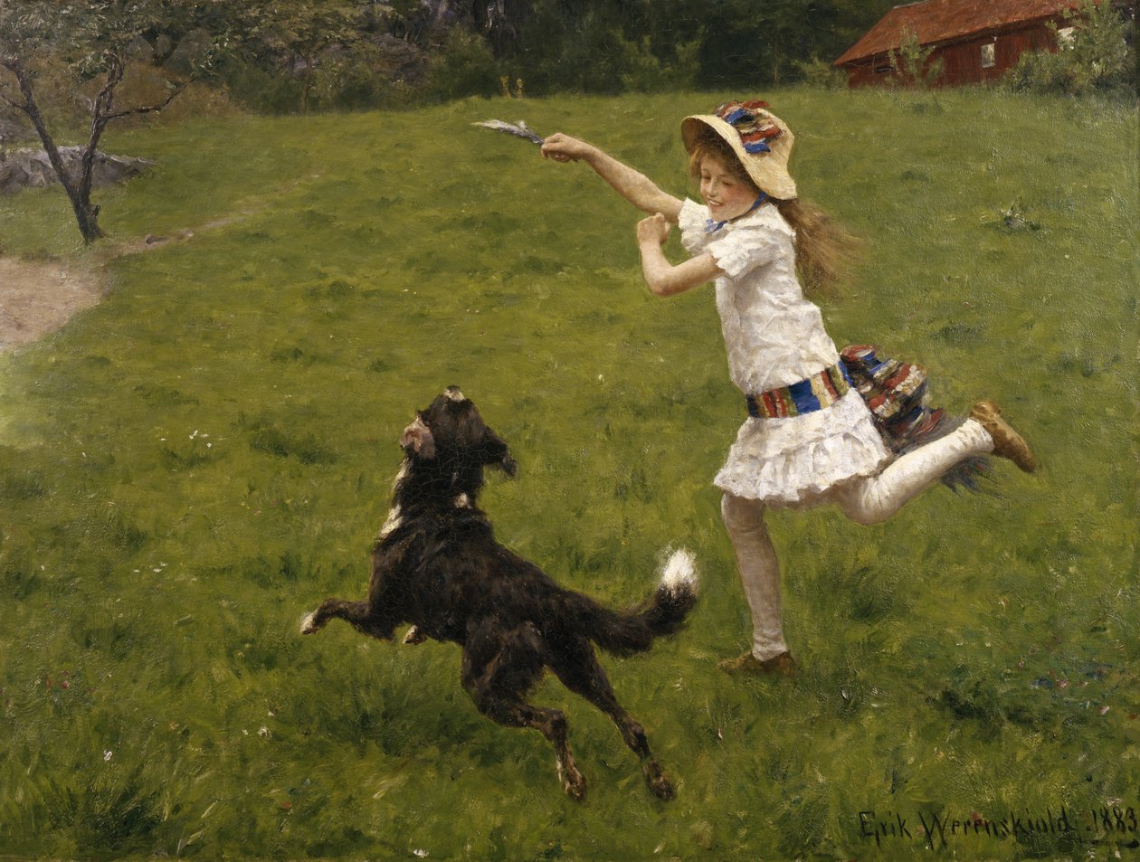 Compagni di gioco da Erik Theodor Werenskiold