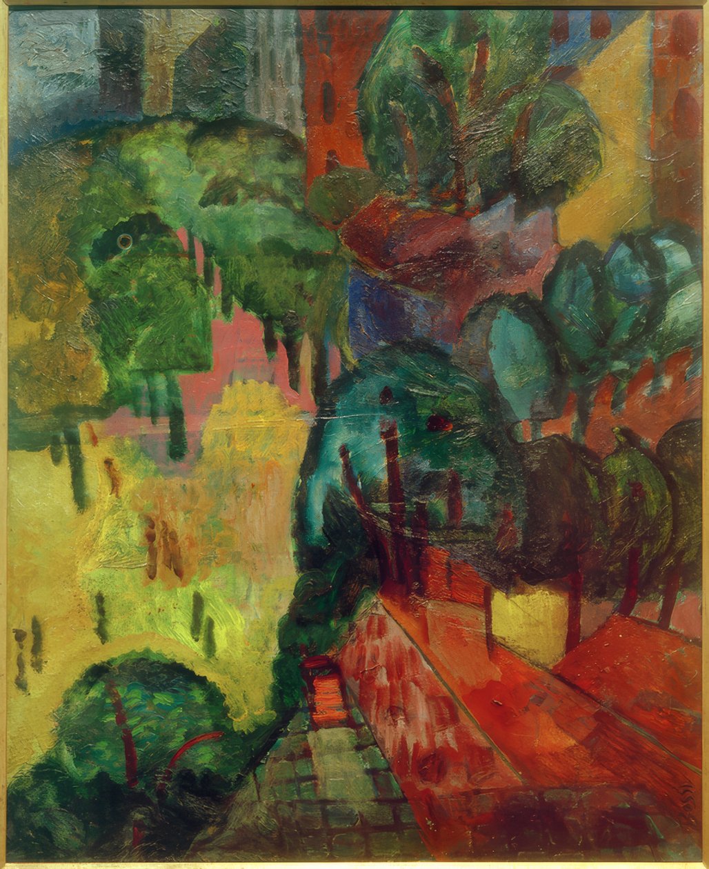 Paesaggio urbano parigino da Erma Bossi