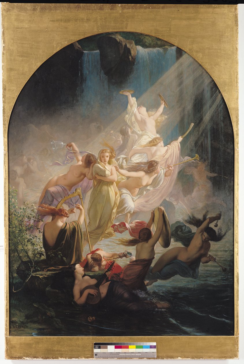 Le Ondine o, La voce del torrente, 1857 da Ernest Augustin Gendron