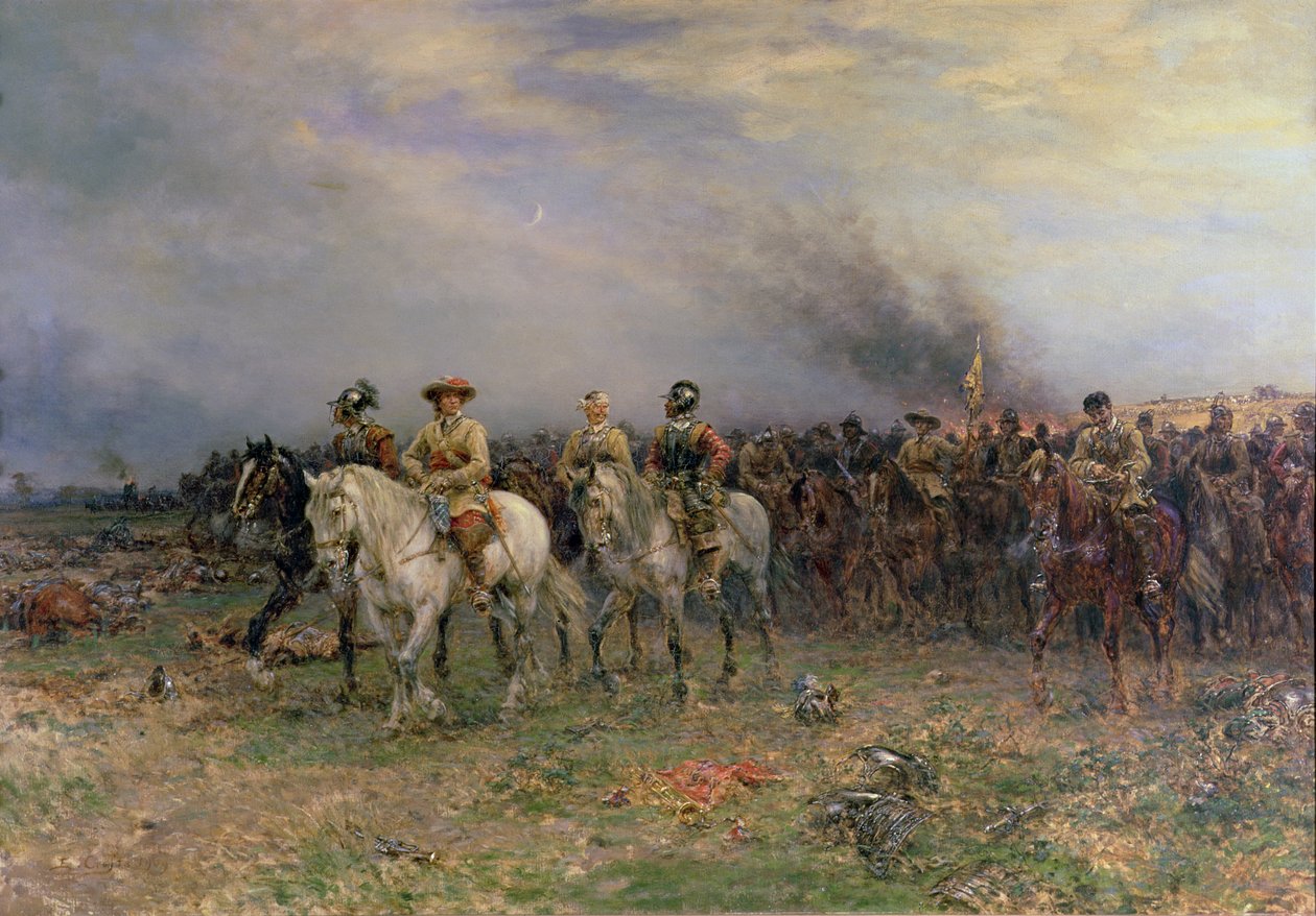 Cromwell dopo la battaglia di Marston Moor da Ernest Crofts
