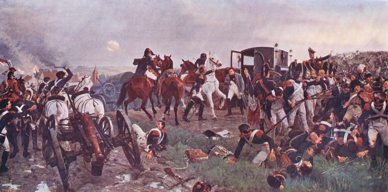 La sera di Waterloo AD 1815 da Ernest Crofts
