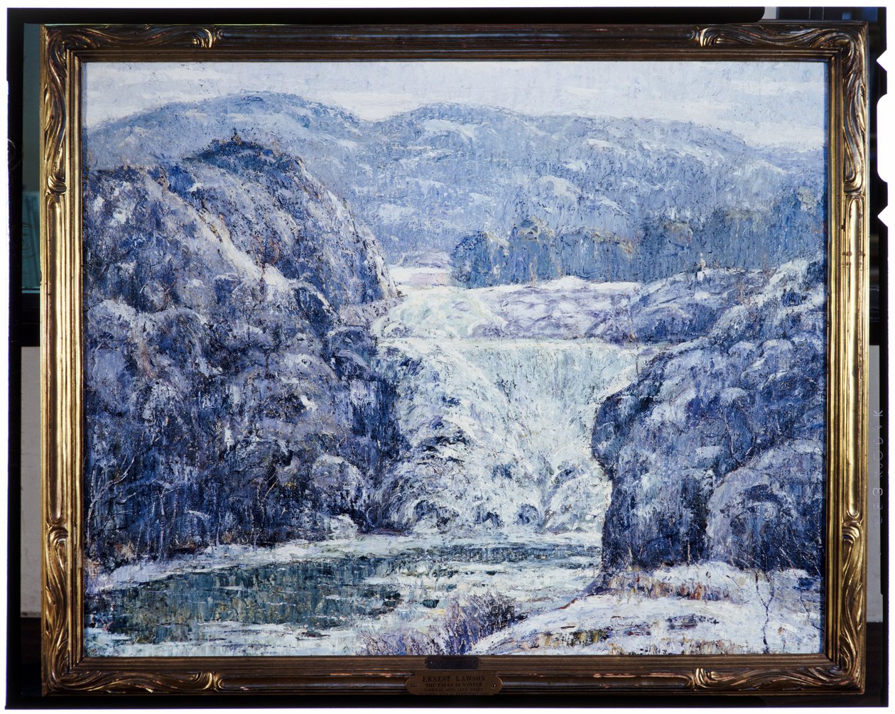 Cascate in inverno, c.1920 da Ernest Lawson