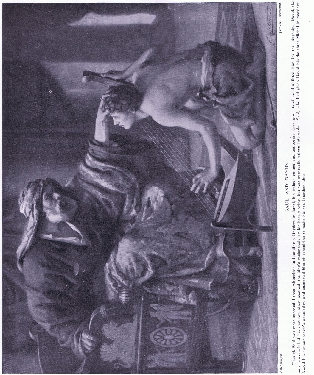 Saul e Davide da Ernest Normand