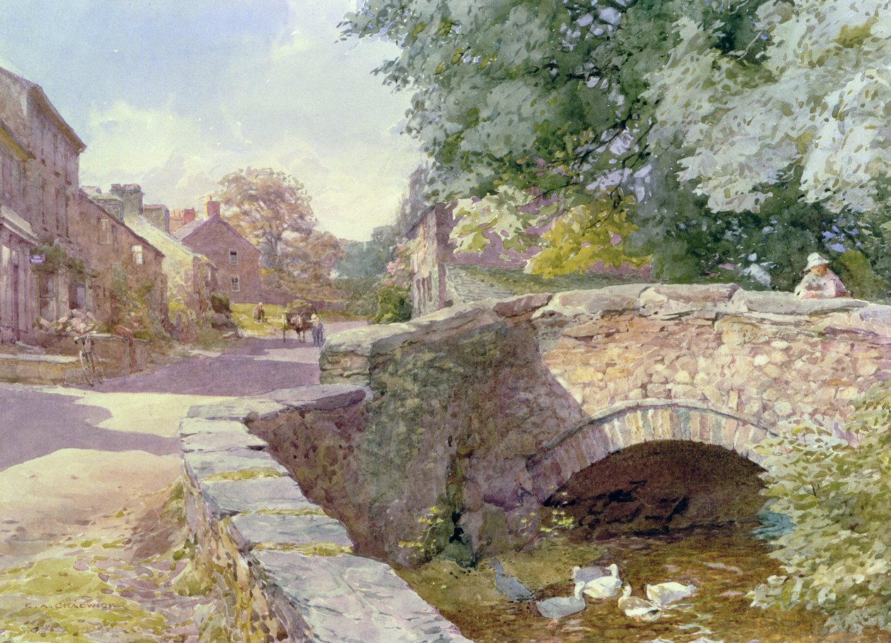 Llanegryn, Galles del Nord (pittura) da Ernest Albert Chadwick