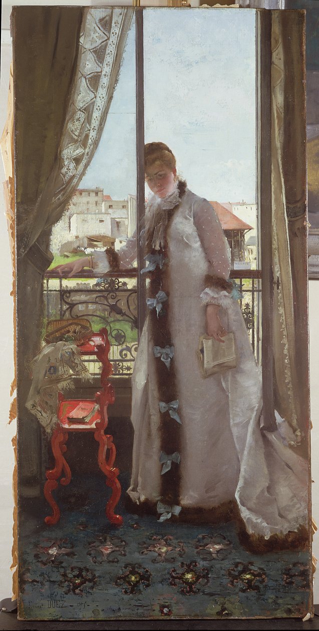 Donna alla finestra aperta, 1875 da Ernest Ange Duez