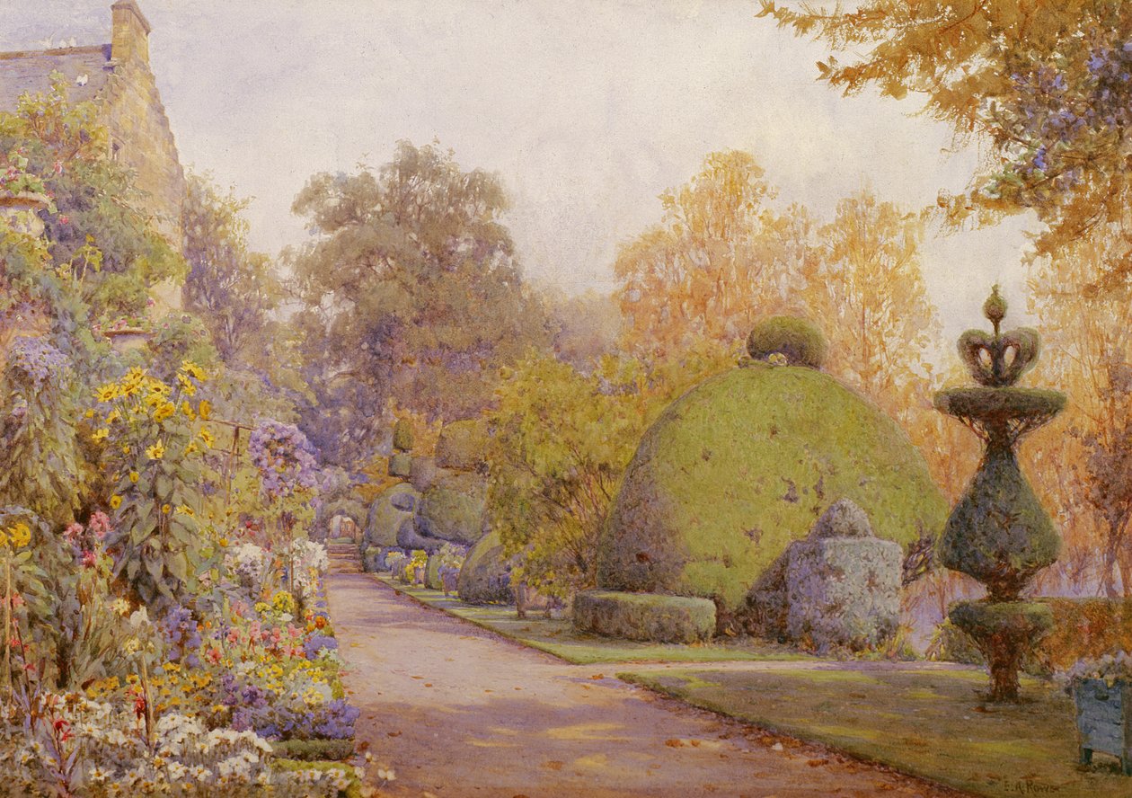 Il sentiero degli tassi, Barncluith, Strathclyde da Ernest Arthur Rowe