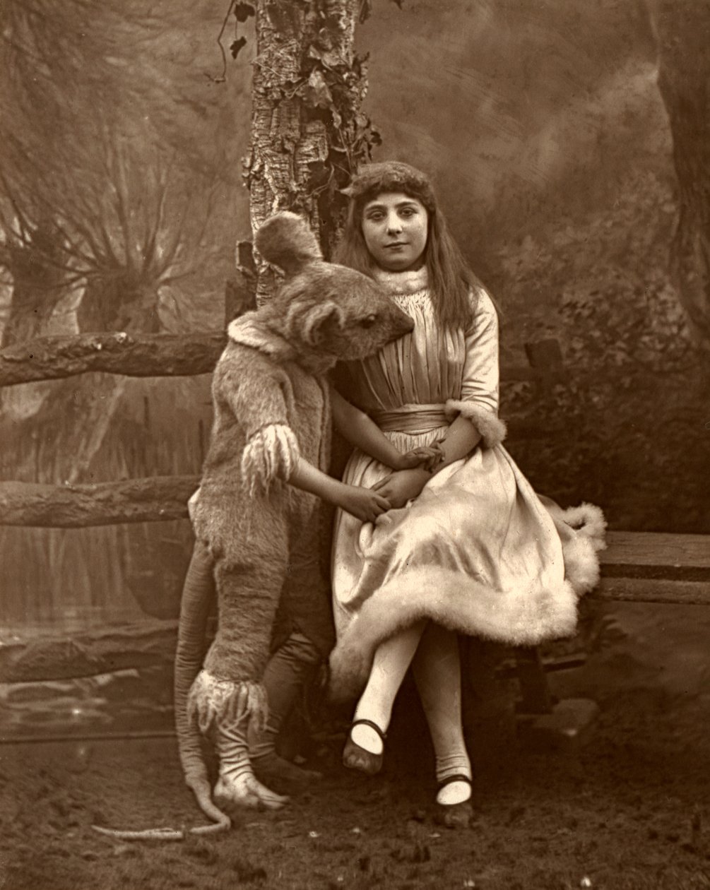 Alice e il ghiro, 1887 da Ernest Barraud