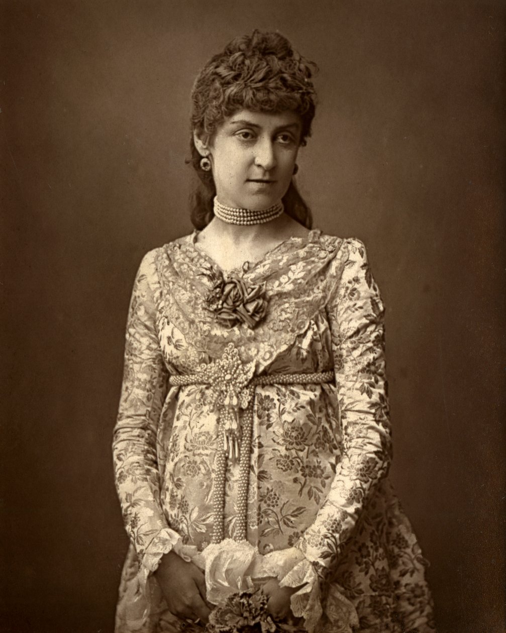 Angela Fenton, attrice britannica, 1887 da Ernest Barraud