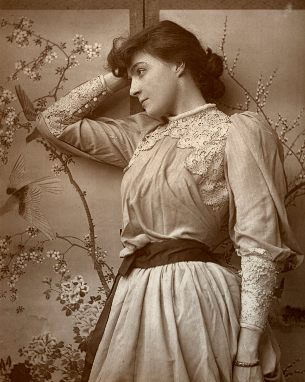 Cora Urquhart Brown-Potter, attrice americana da Ernest Barraud