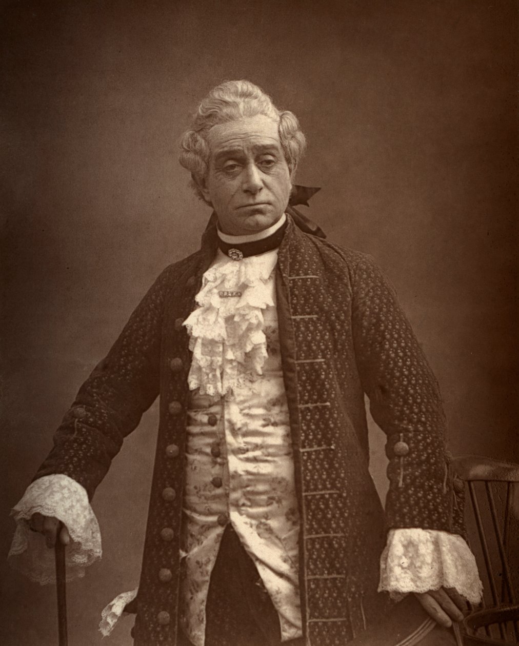 David James, attore britannico, in David Garrick da Ernest Barraud
