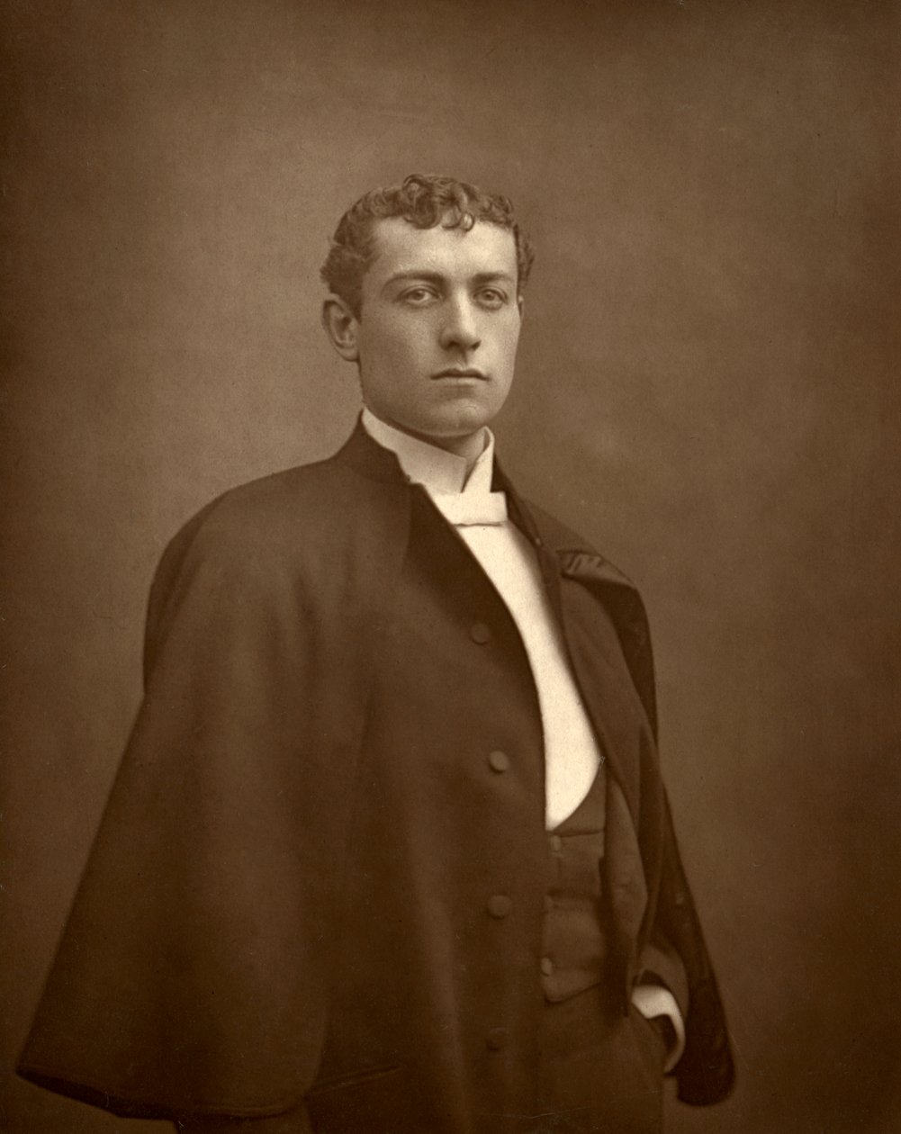 Lewis Waller, attore britannico, 1887 da Ernest Barraud