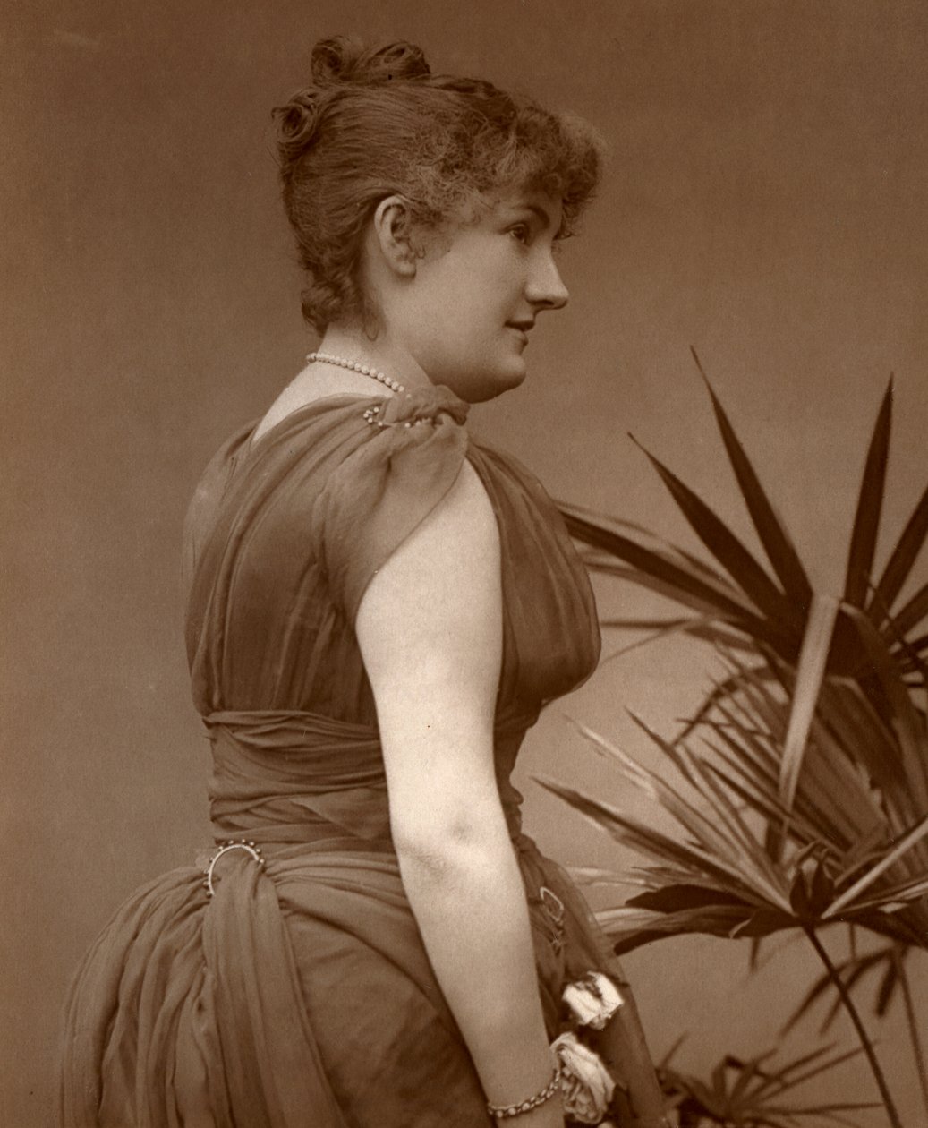 Miss Edith Woodworth, attrice britannica, 1888 da Ernest Barraud