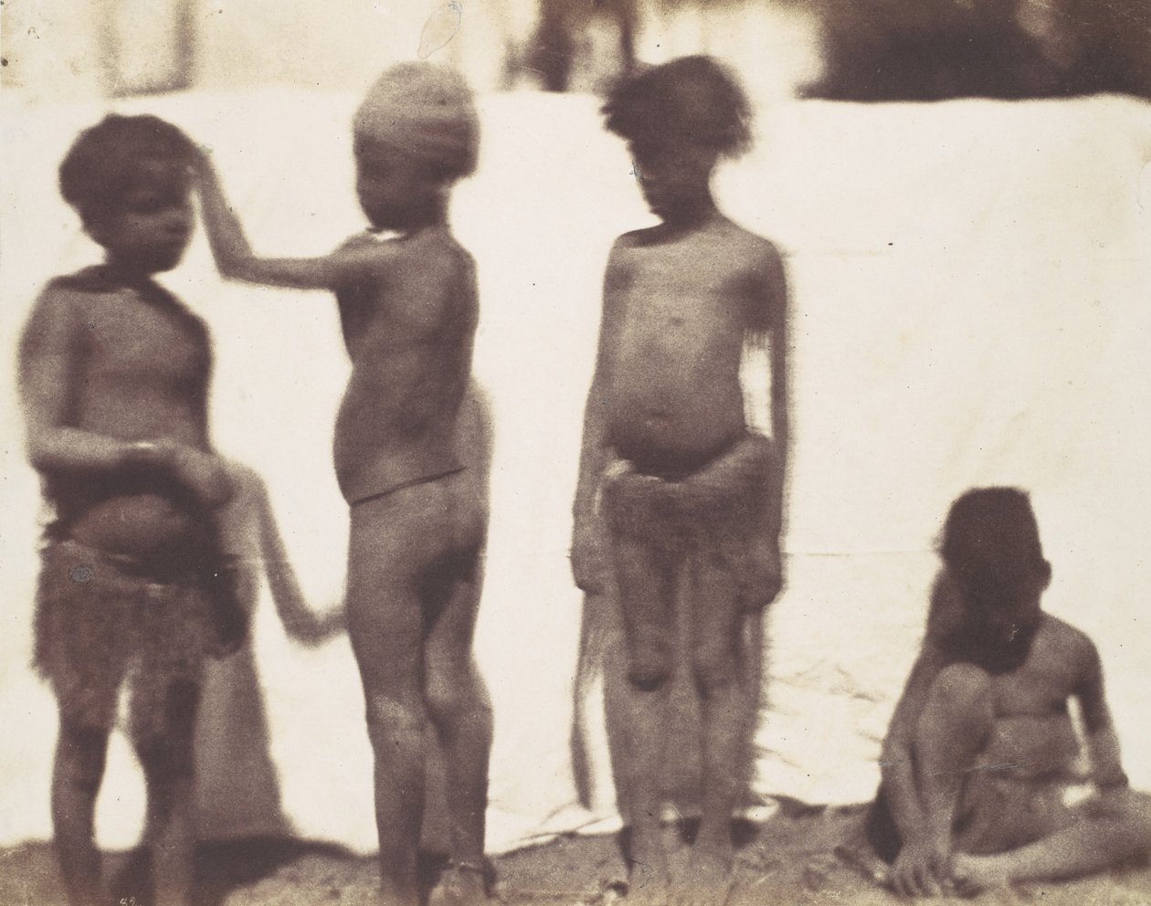 [Bambini del Villaggio di Kalabshah, Nubia] da Ernest Benecke