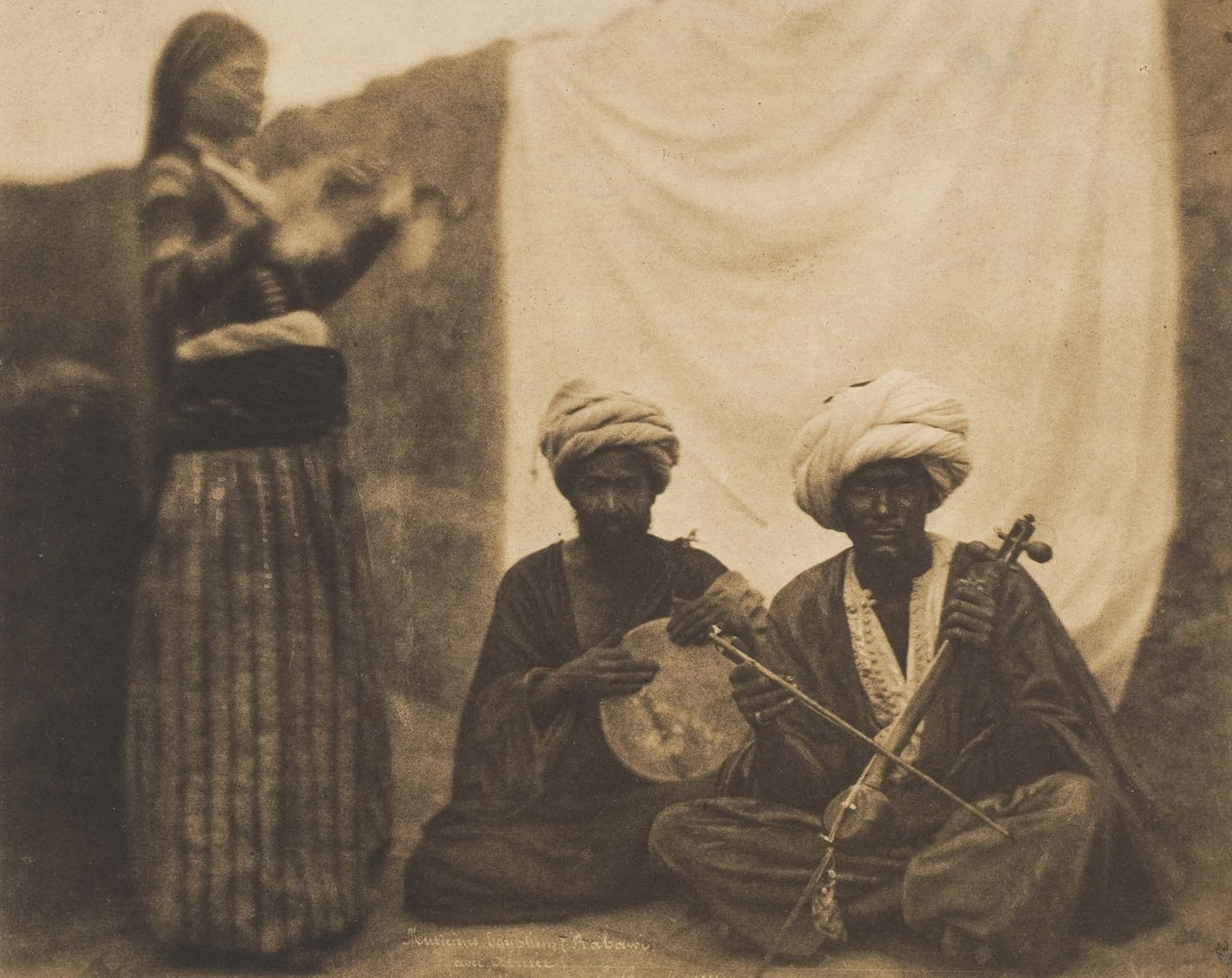Musicisti egiziani Rawabí e Almée, 20 febbraio 1852 da Ernest Benecke