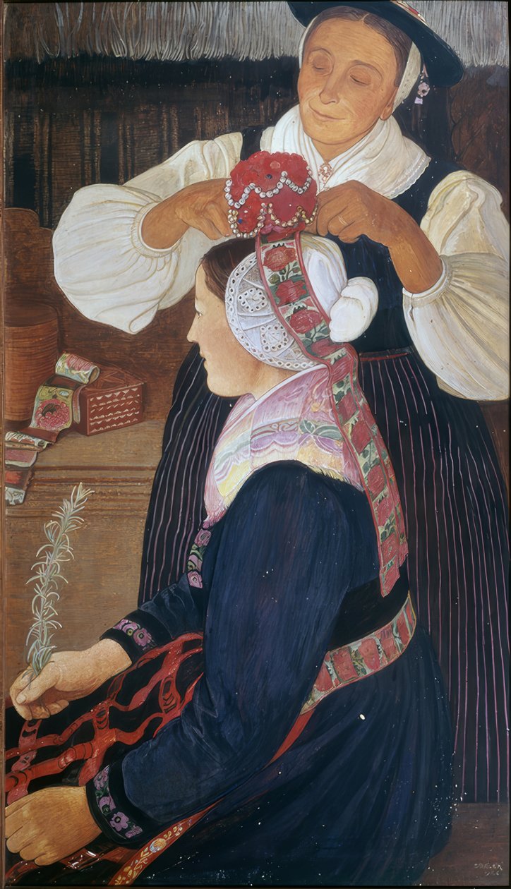 La toilette della sposa da Ernest Bieler
