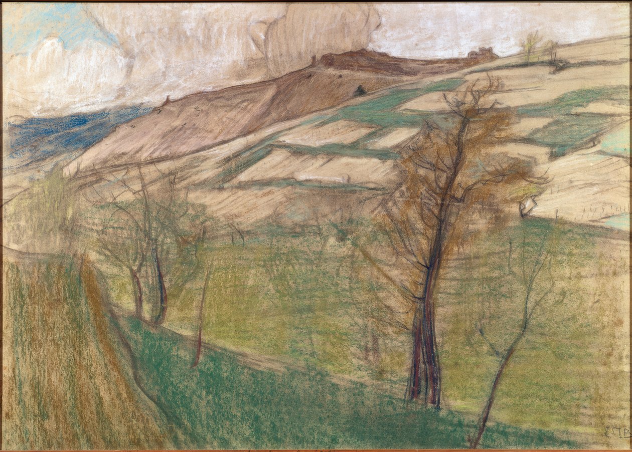 Paesaggio nei dintorni di Savièse da Ernest Bieler