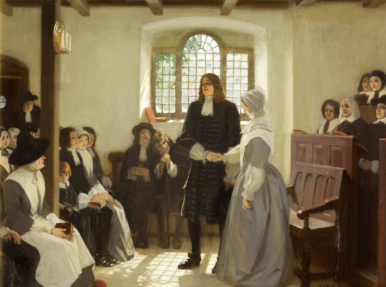 Il matrimonio di William Penn e Hannah Callowhill da Ernest Board