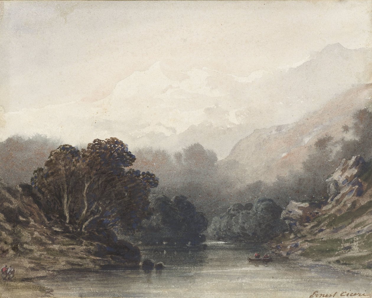 Lago di montagna all