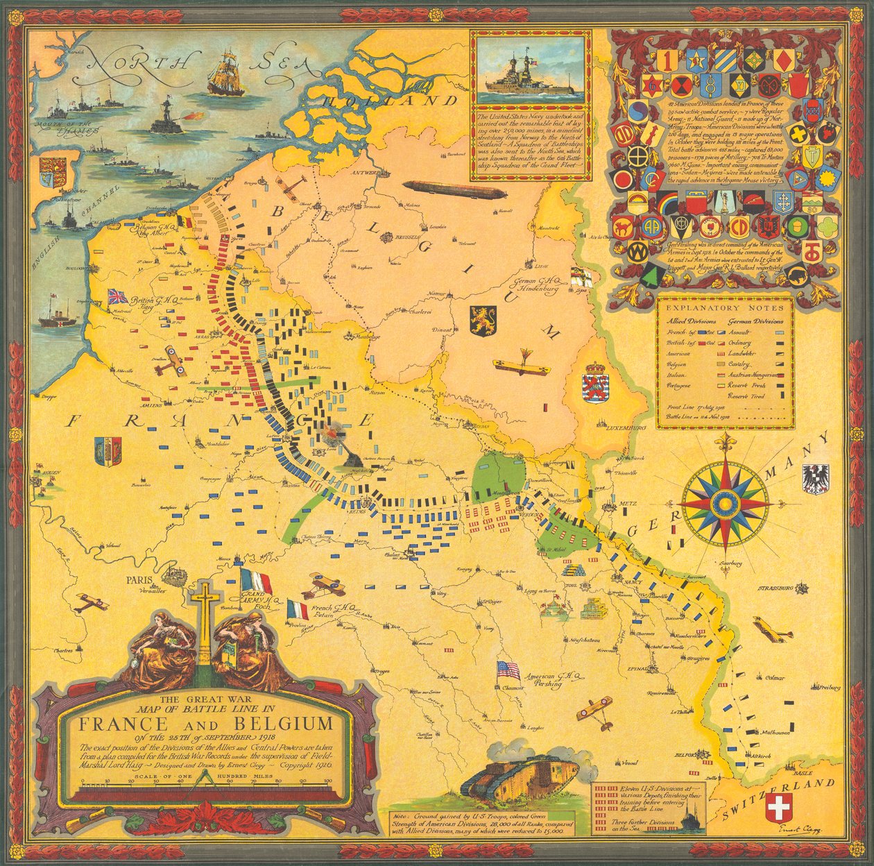 Fronte occidentale, Prima guerra mondiale, 25 settembre da Ernest Clegg