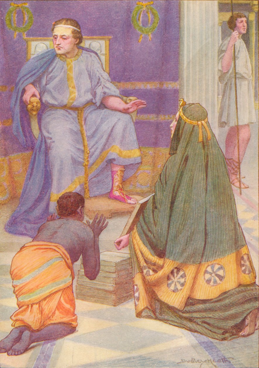 Portava in braccio nove libri da Ernest Dudley Heath
