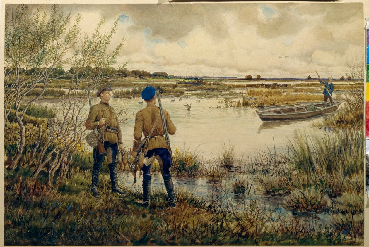 Ritorno dalla caccia da Ernest Ernestovich Lissner