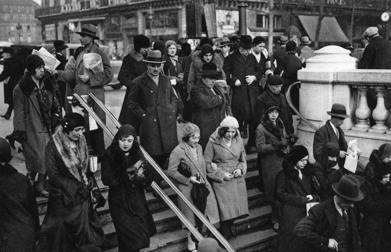 Ingresso a una stazione della metropolitana, Parigi da Ernest Flammarion