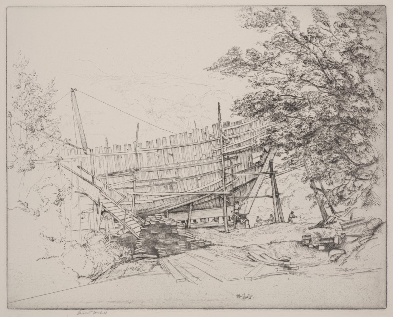 Costruzione Navale da Ernest Haskell