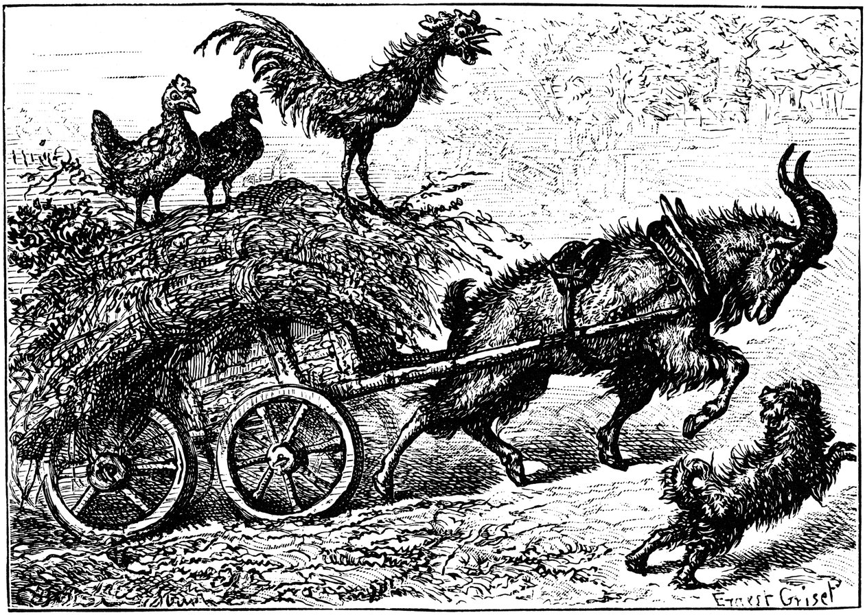 Illustrazione dal libro per bambini Little Bo-Peep, c1880 da Ernest Henry Griset