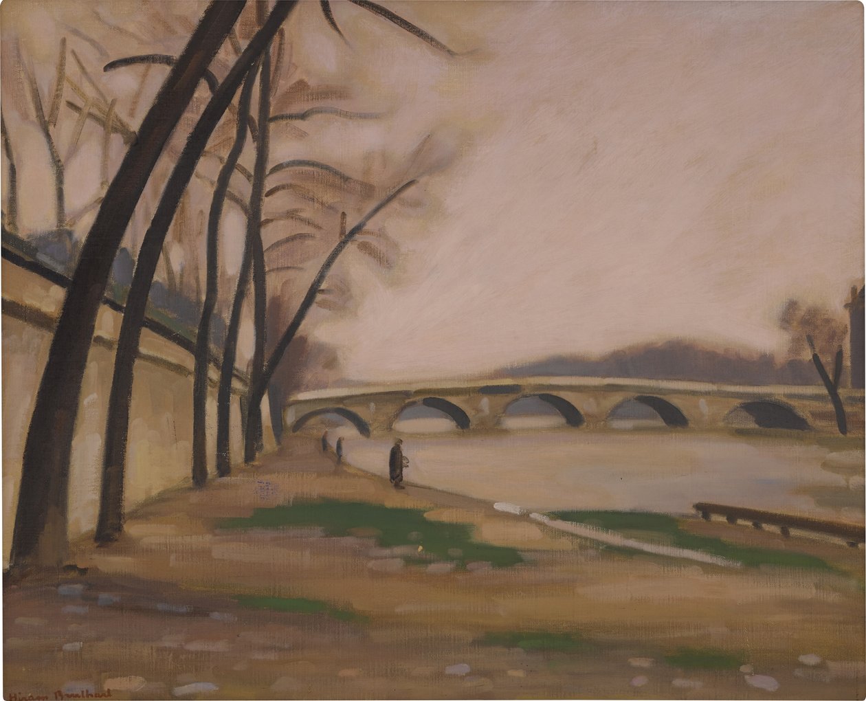 Sponde della Senna a Parigi, c.1920-30 da Ernest Hiram Brülhart