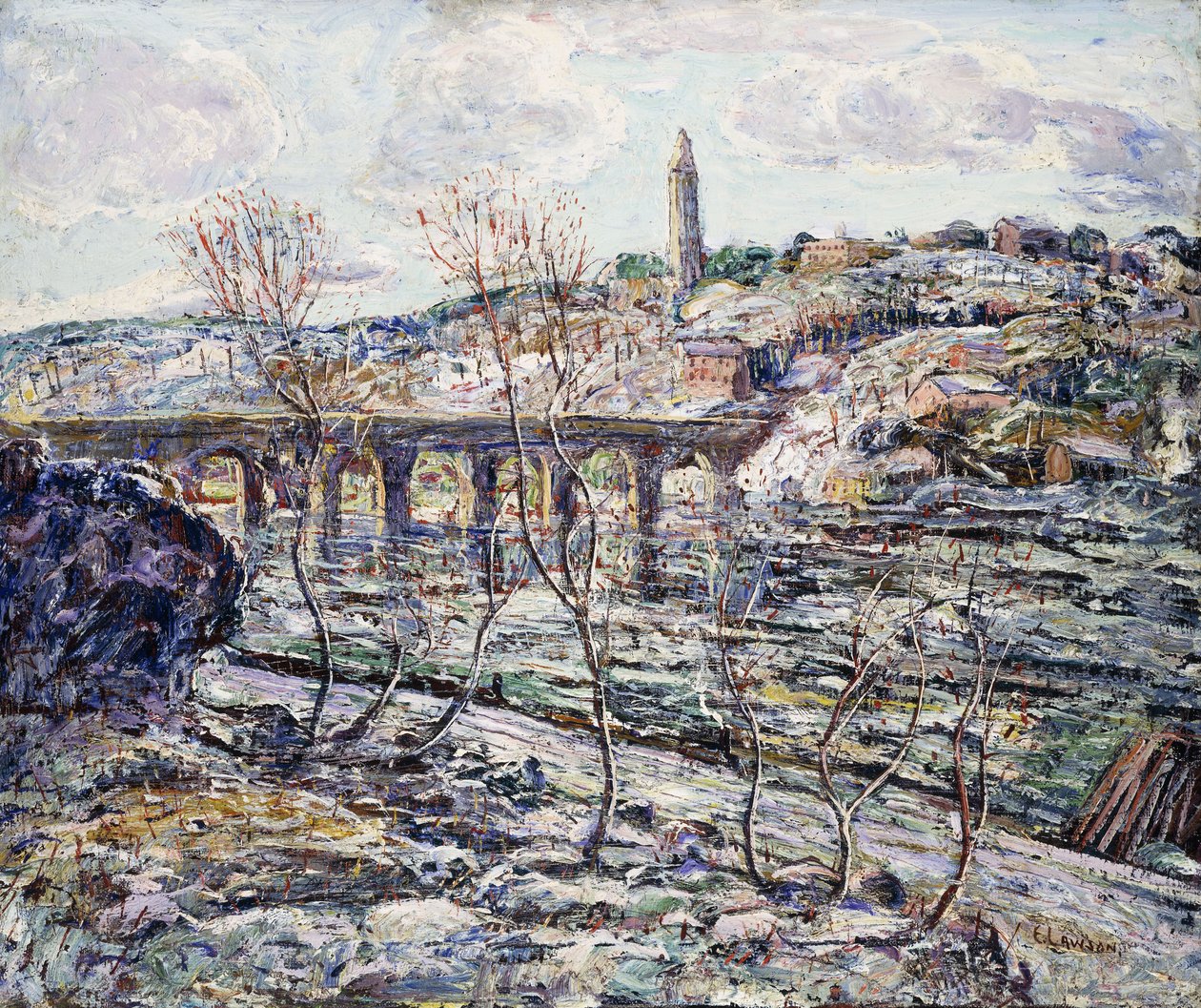 Ponte del Fiume Harlem da Ernest Lawson