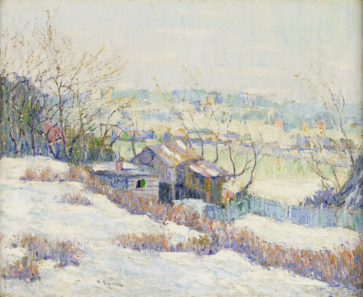 Alto fiume Harlem da Ernest Lawson