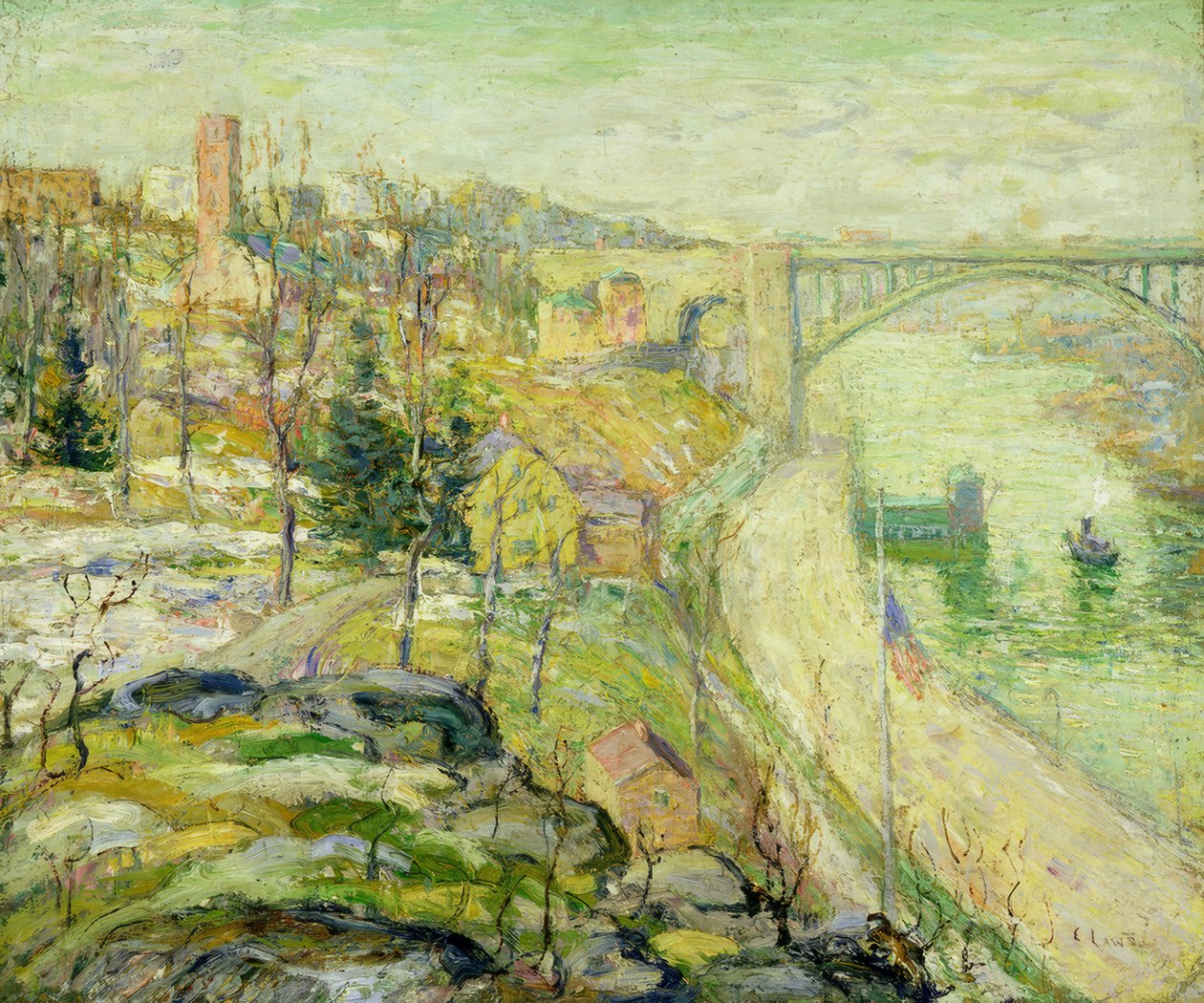 Ponte Washington, New York City da Ernest Lawson
