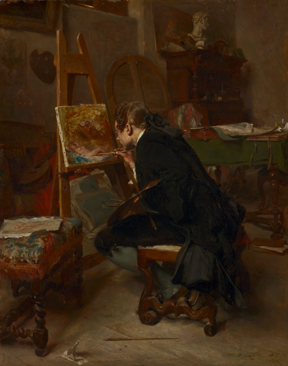 Un pittore da Ernest Meissonier