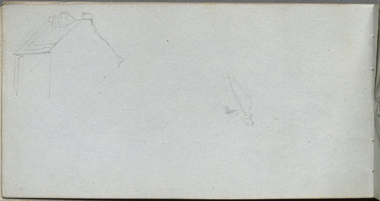 Taccuino, pagina 54: Studio di architettura da Jean Louis Ernest Meissonier
