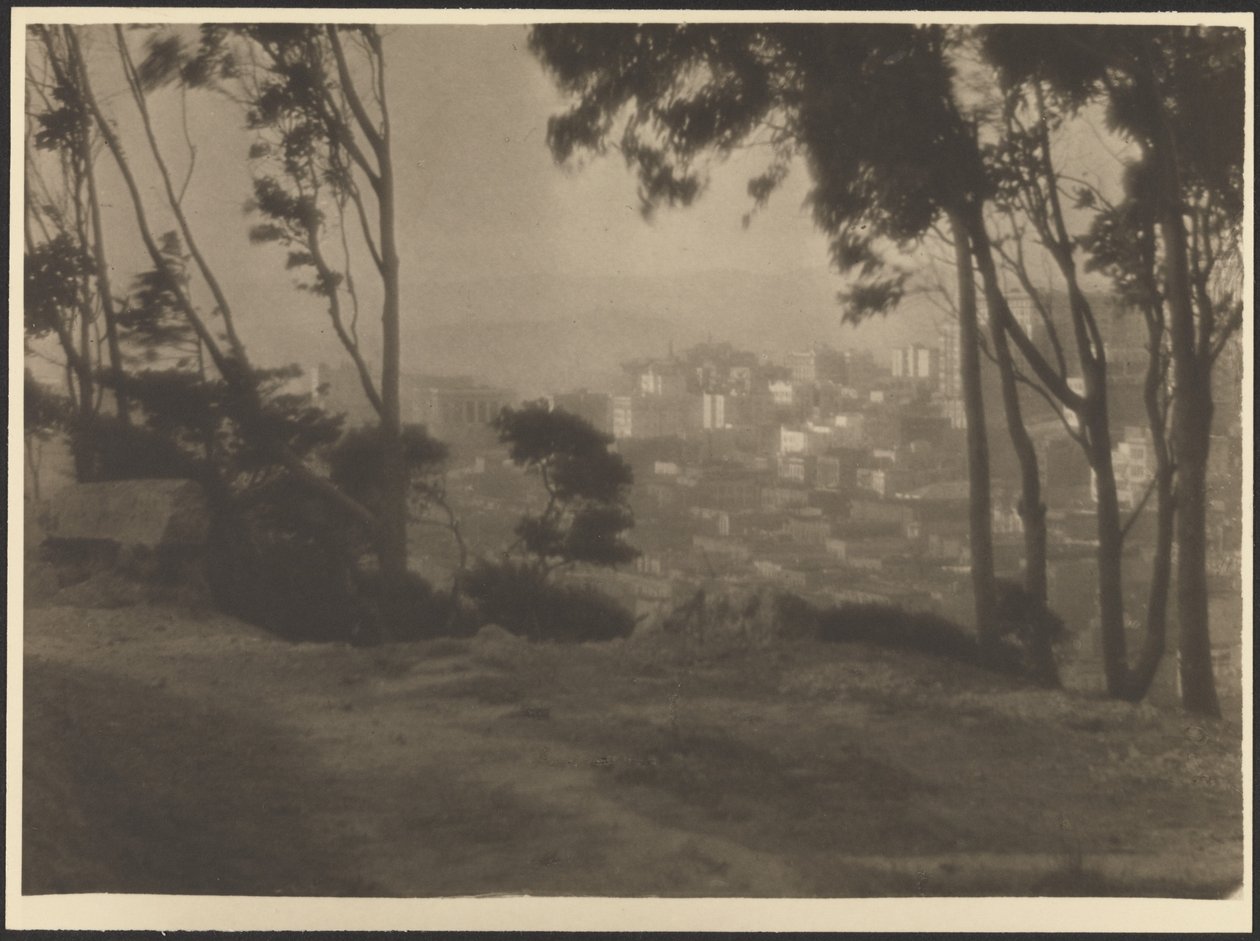 La città dalla cima della collina da Ernest Mitchell Pratt