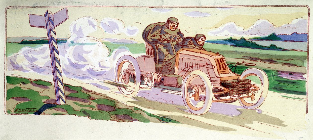 Corsa Parigi Berlino da Ernest Montaut