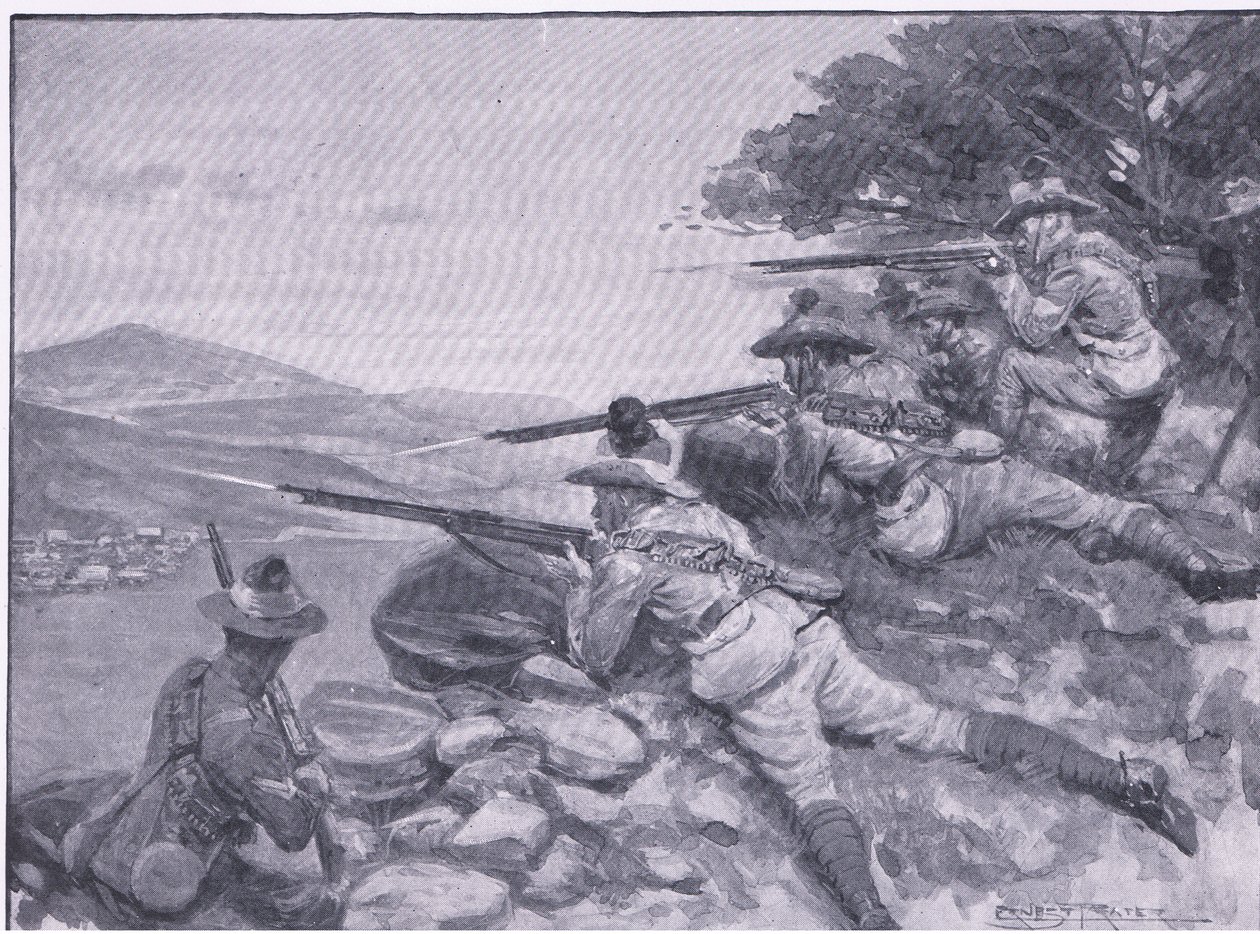 Dando loro una possibilità, da Dopo Pretoria: La guerra di guerriglia pubblicata da Harmsworth Bros Limited, 1901 da Ernest Prater